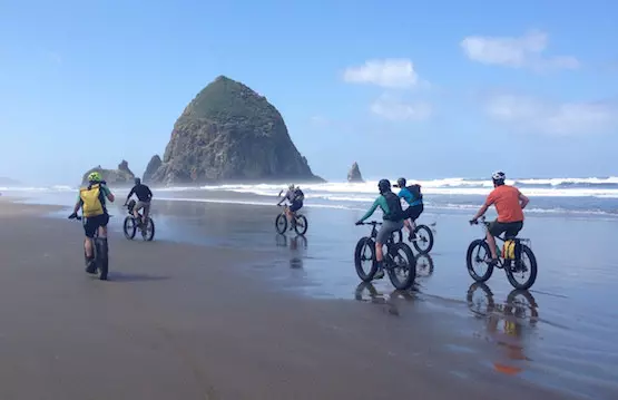 Fat biking on the Oregon Coast