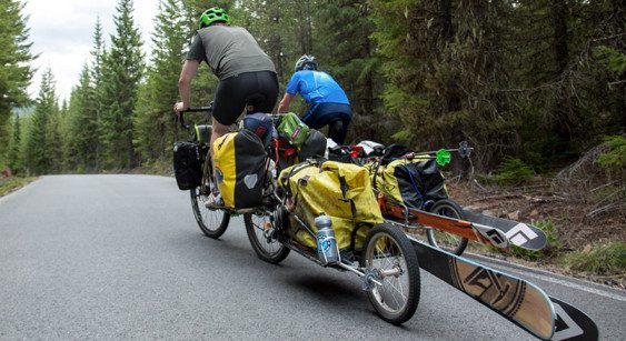 bicycle touring trailer