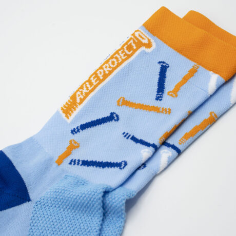 Robert Axle Project Cycling socks by The Athletic