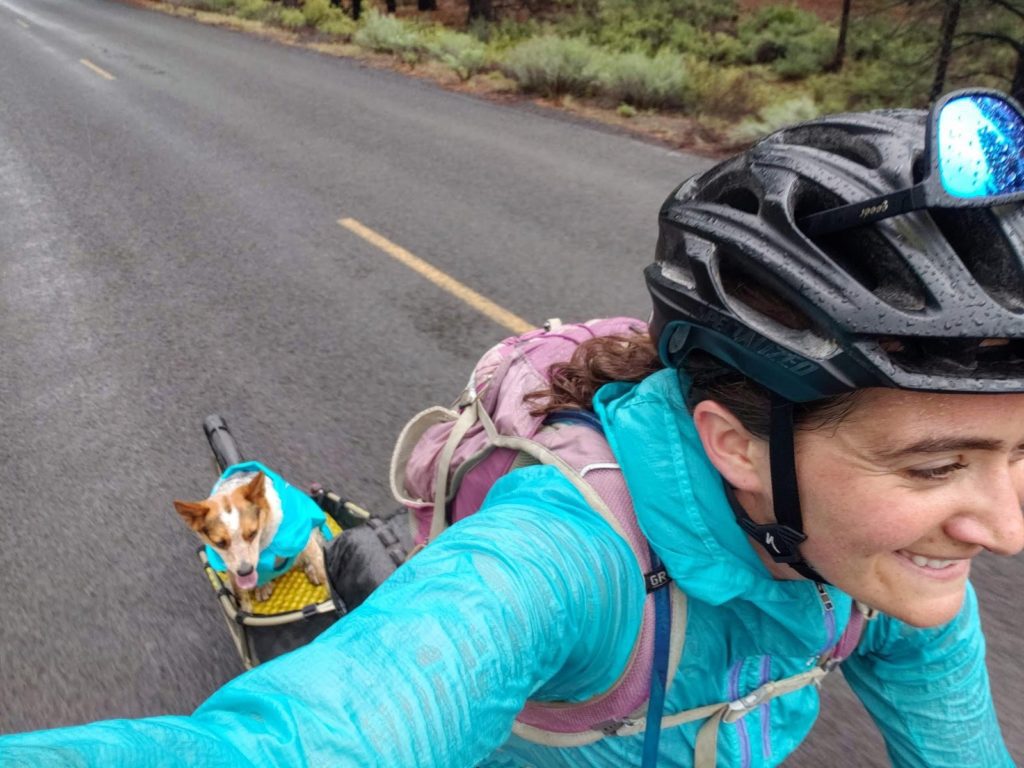 Bikepacking with a dog in central Oregon